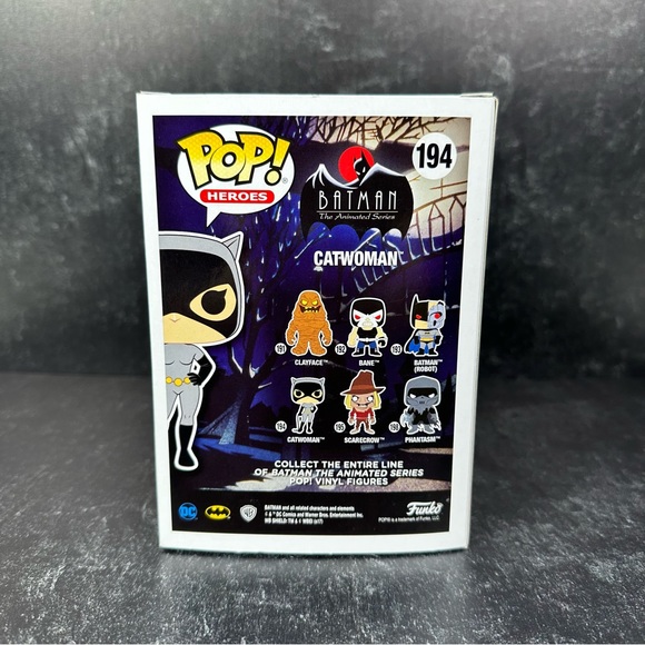 FUNKO POP HEROES BATMAN THE ANIMATED SERIES 194 CATWOMAN VINYL FIGURE NEW - Picture 2 of 6